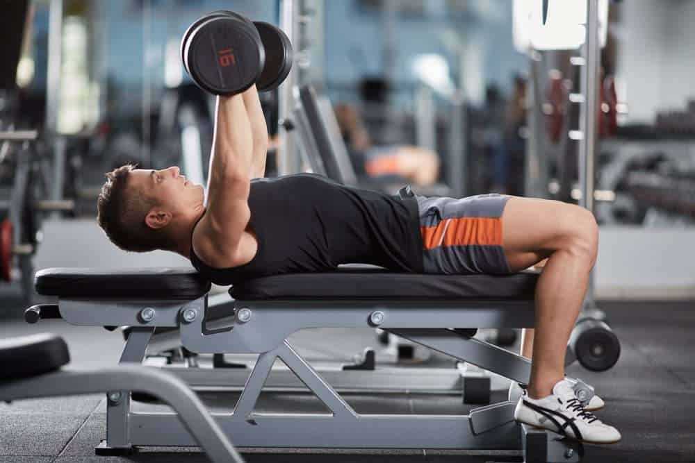 8 Best Chest Workouts At Home With Dumbbells 3 shutterstock 420962470
