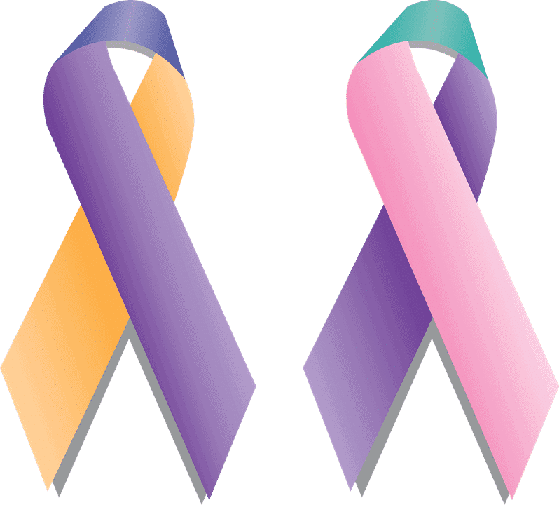 Thyroid Cancer ribbon symbol