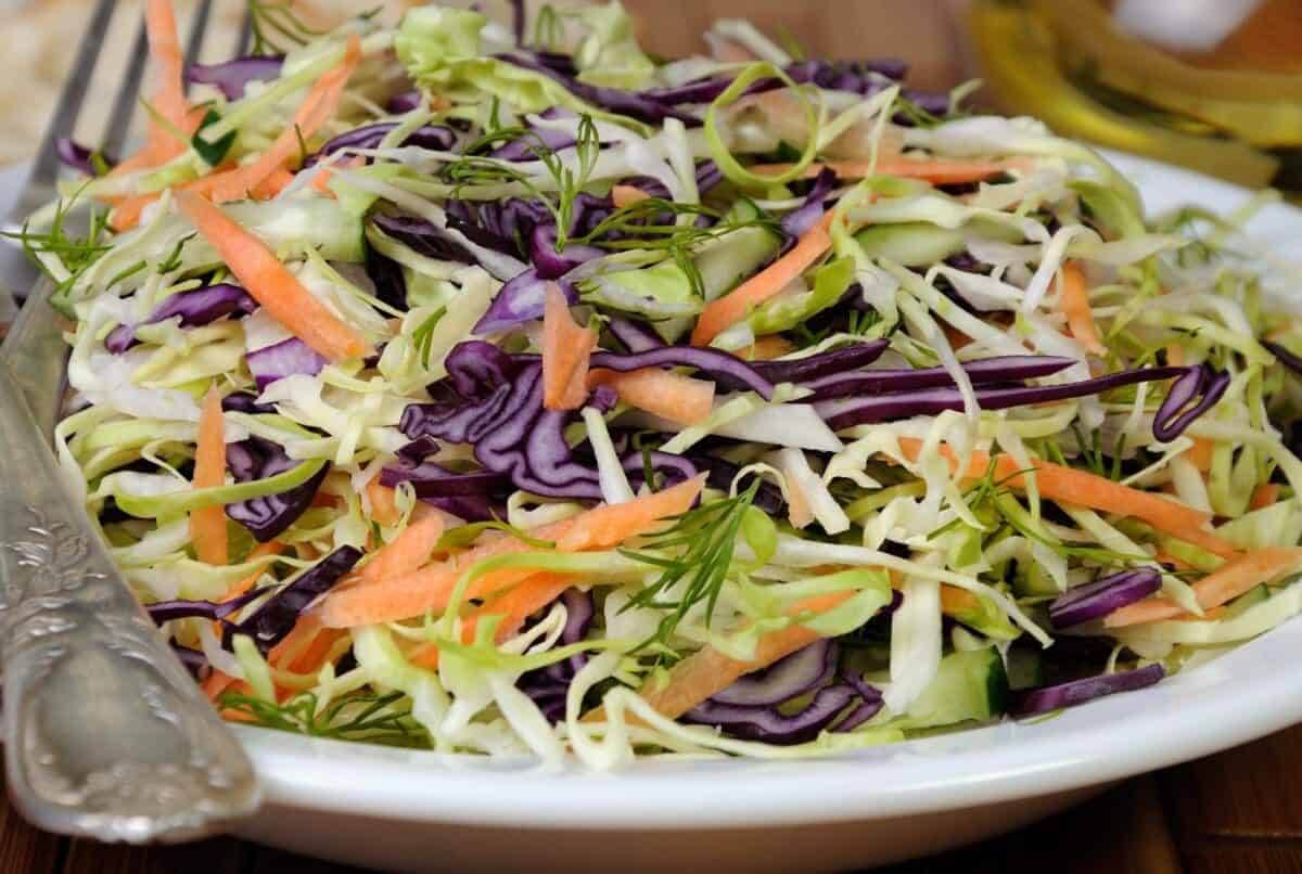 Leafy vegetables salad 