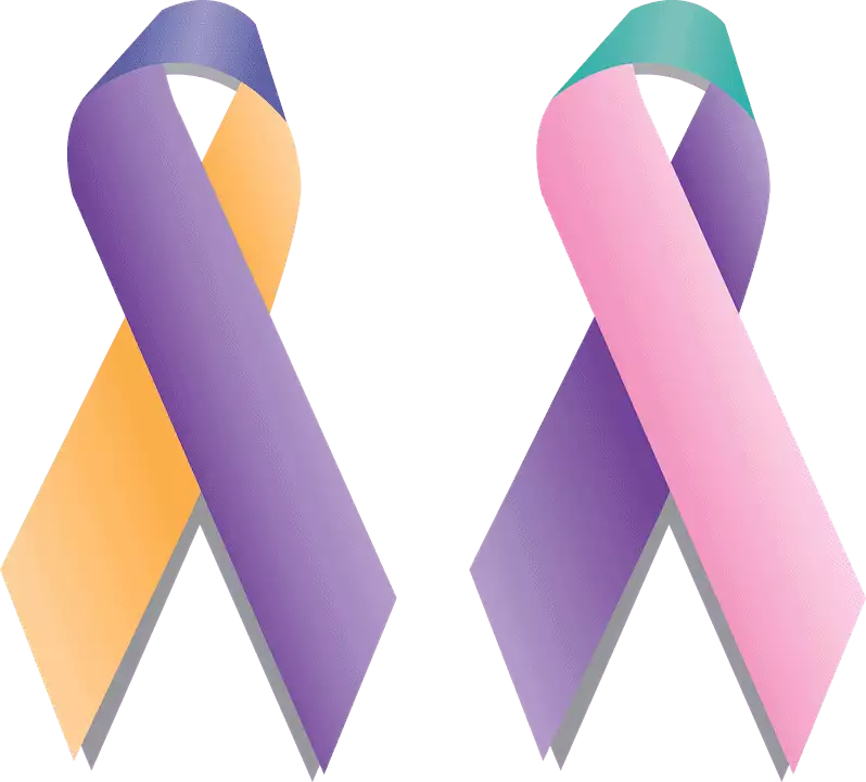 Thyroid Cancer ribbon symbol